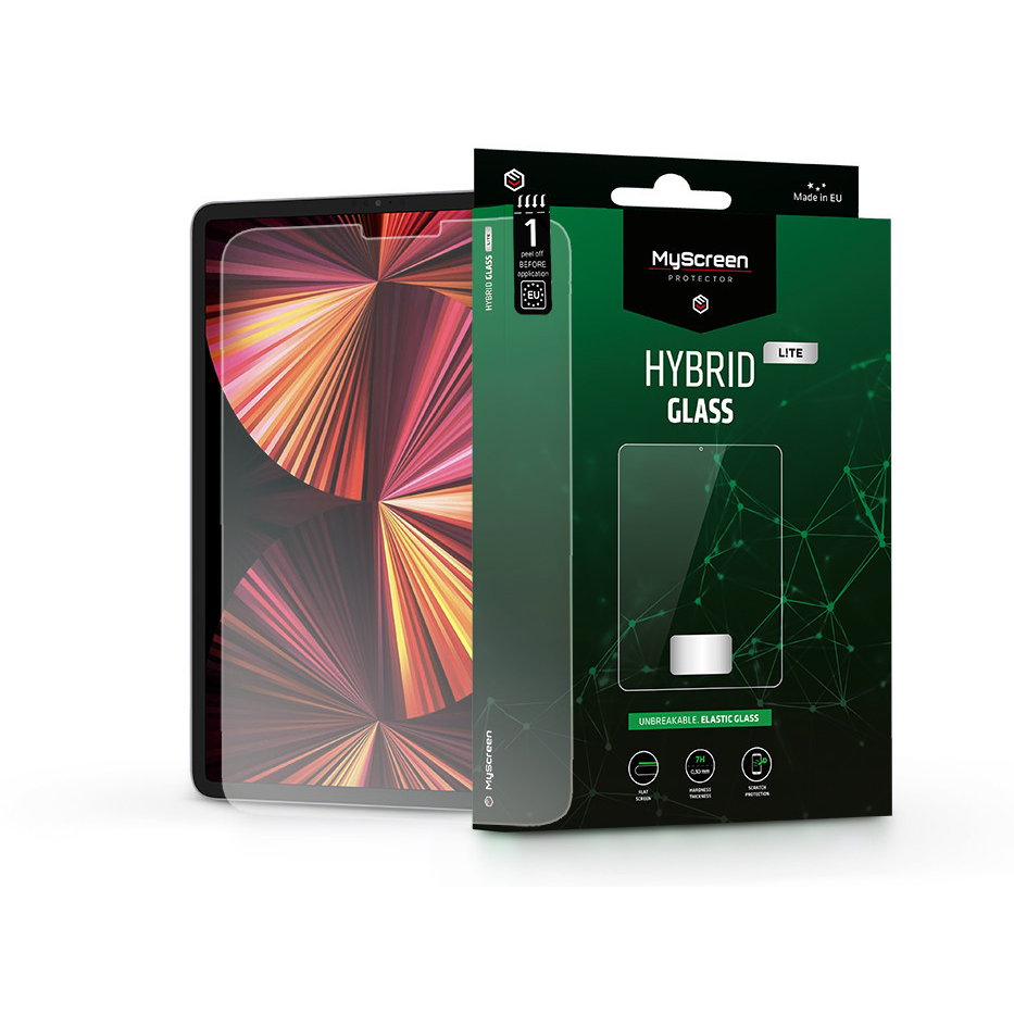 Apple iPad Pro 11 (2018/2020/2021)/iPad Air 4 (2020) гъвкав стъклен протектор за екран - MyScreen Protector Hybrid Glass Lite - прозрачен (LA-2010)