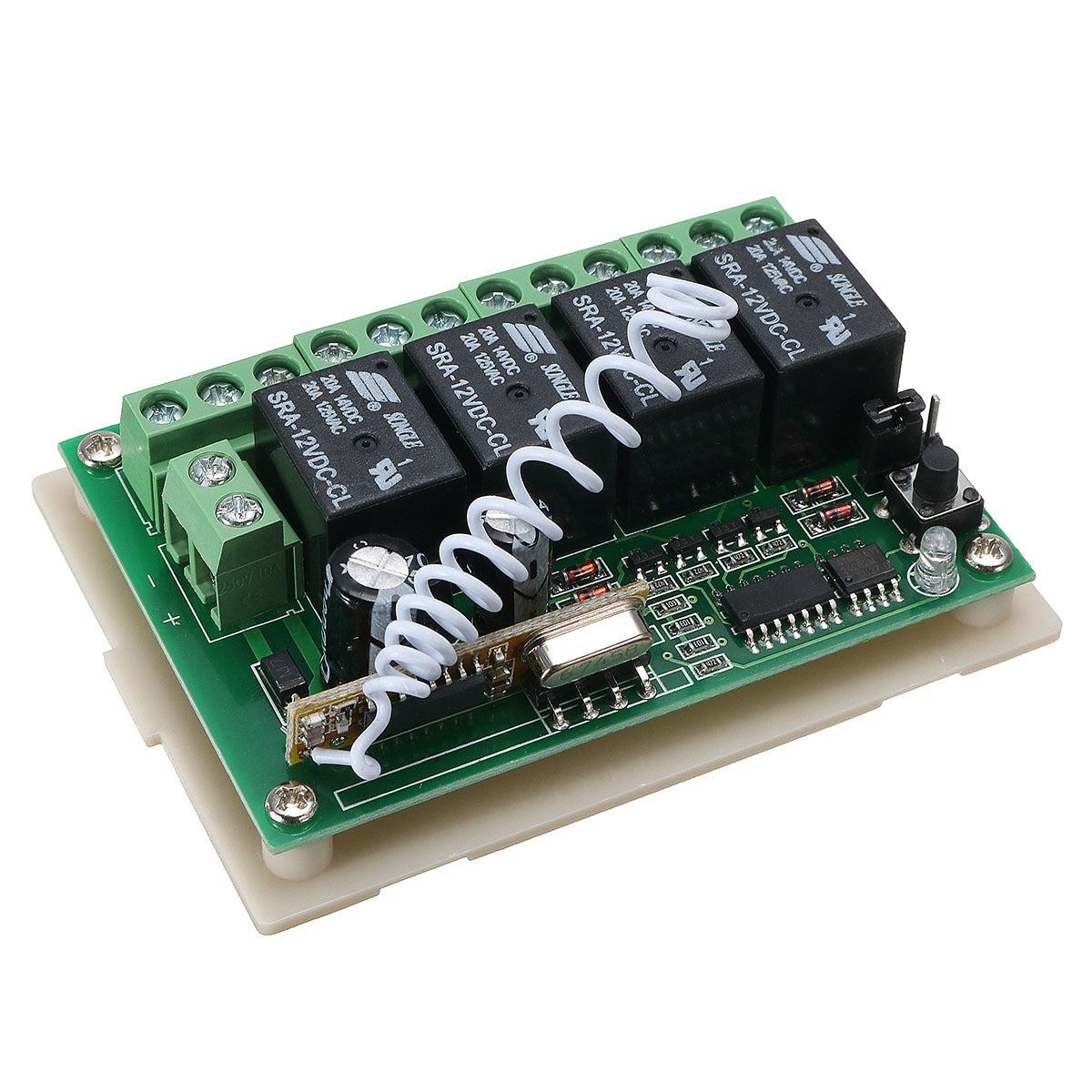 Geekcreit? 12V 4CH Channel 433Mhz Wireless Remote Control Switch With 2 Transmitter