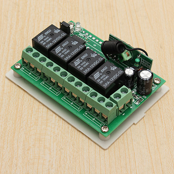 3Pcs Geekcreit? 12V 4CH Channel 433Mhz Wireless Remote Control Switch With 2 Transimitter