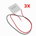 3Pcs TEC1-12706 40x40mm Thermoelectric Cooler Peltier Plate 12V 60W