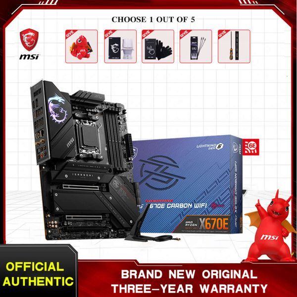 MSI X670 Motherboards MPG X670E CARBON WIFI NEW