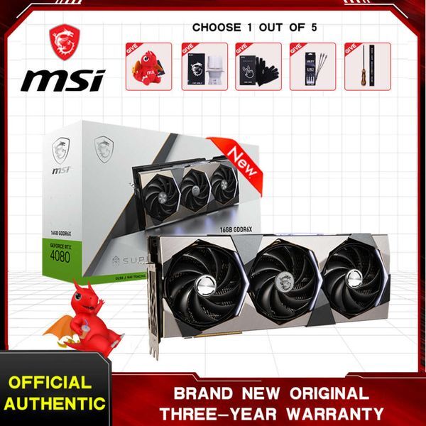 MSI RTX 4080 16GB SUPRIM X Graphics Cards