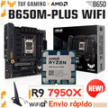 Ryzen Kit R9 7950X AM5 Processor Asus TUF GAMING B650M-PLUS WIFI DDR5 AMD B650 Motherboard Combo am5 Ryzen 7000 Series 7950X New