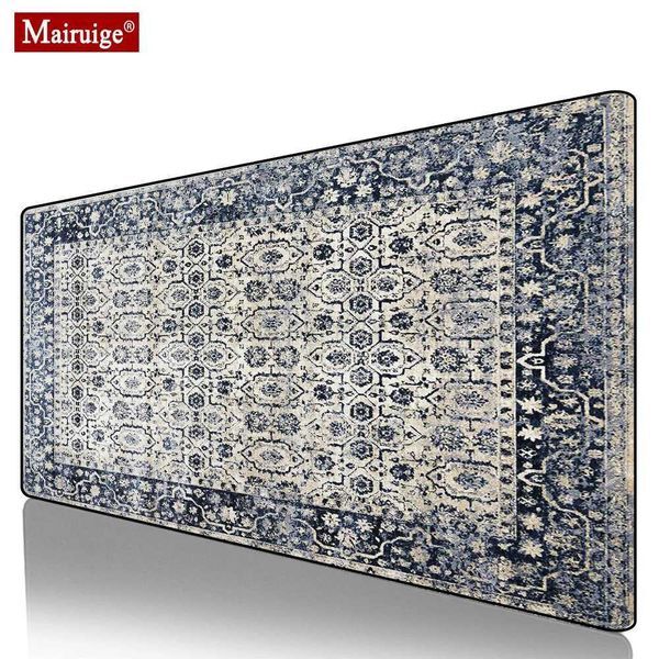 Vintage Persian Rug Mouse Pad XXL Gamer Desk Mat Large Keyboard Pad Bohemian Computer PC Gaming MousePad 90x40cm/70x30cmM240802
