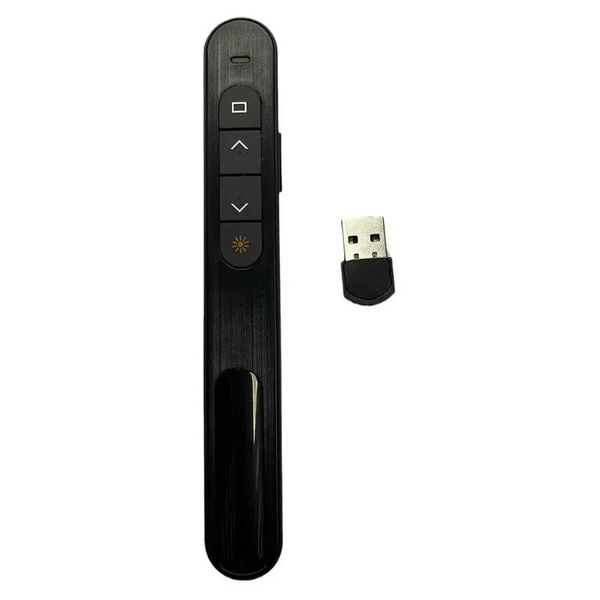 Wireless Ppt Flip Pen Usb Remote Control Red Laser Speech Pointer Presentation Clicker Wireless Presenter PointerM240809