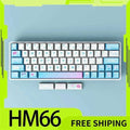 Sikakeyb Hm66 Magnetic Axis Keyboard Wired E-Sports Game 8k Custom Rgb Hot Swap Keyboard Pbt For Win Desktop Computer GiftsCL240709