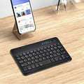 7 Inch Wireless Keyboard Mini BT-compatible Keyboard for PC Tablet Phone Rechargeable Noiseless Keyboards M240907