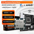 AMD Ryzen 5 7600x With GIGABYTE B650M GAMING WIFI Motherboard CPU Kit 7000 placa mae set For AMD B650 DDR5 7600X Processor