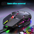 Ergonomic Wired Gaming Mouse USB Computer Mouse Gaming RGB Mause Gamer Mouse 6 Button LED Silent Mice for PC LaptopLX241024