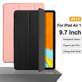PU leather Fl intelligent automatic wake-up cover for iPad Air 1 2013 9.7 flip three fold stand shell suitable for iPad Air 1 A1474 A1476 shell M241115