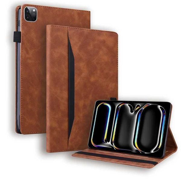 Hot Sale Funda for iPad Air 13 inch case M2 2024 business style Flio flip wallet card holder cover suitable for iPad Air 13 2024 tablet case Coque T241115