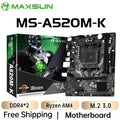 MAXSUN Gaming Motherboard AMD A520M-K Support RAM DDR4 M.2 USB3.2 STAT3.0 Ryzen R3 R5 Desktop AM4 CPU Computer components