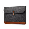 Color: Black, Size: 14 inch - Felt flat protective cover