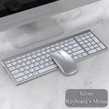 Wireless etooth Keyboard Three-mode Silent Full-size Wireless Keyboard and Mouse Combo for Notebook Laptop Desktop PC TabletXJ241225