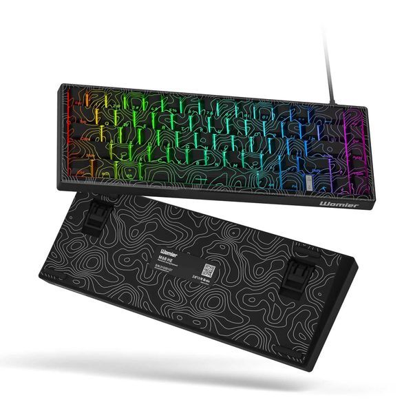 WOMIER M68 HE V2 Rapid Trigger Gaming Keyboard65% Wired Mechanical Keyboard with Magnetic Switch for PC Laptop Esports GamerXJ241225