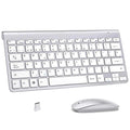 Spanish layout Wireless Keyboard and Mouse 2.4G Slim Compact Quiet Small Keyboard Mouse Combo for Windows Laptop PC X250203
