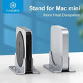 Hagibis Vertical Stand for Mac Mini Aluminum Alloy Laptop Desktop Stand Anti-Slip Adjustable Computer Holder for MAC MiniXJ250214