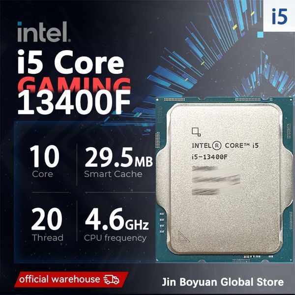 Intel Core i5 13400F I5-13400F New CPU processor LGA 1700 but without cooler