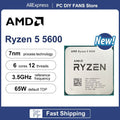 NEW AMD Ryzen 5 5600 R5 5600 3.5 GHz 6-Core 12-Thread CPU Processor 7NM L3=32M 100-000000927 Socket AM4 No Fan
