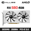 MLLSE AMD RX 580 4GB 2048SP Gaming Graphics Card GDDR5 256Bit PCI-E 3.016 8Pin Radeon GPU Rx 580 Game Video Card Placa De Video