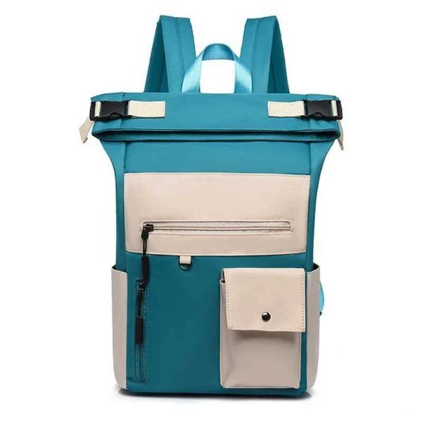 Oxford Waterproof Womens Backpack Brand Travel Bag Large Capacity Notebook Bag Fashion Patch Work Womens Backpack Z250224