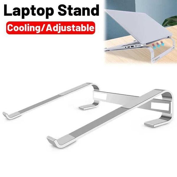 Adjustable Aluminum Laptop Stand Portable Notebook port Holder for Macbook Pro Computer Riser Stand Cooling Bracket NewXJ220228