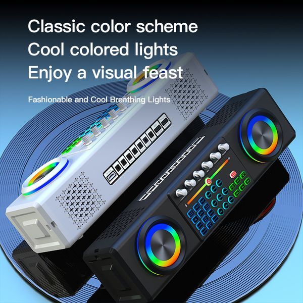 Ultimate Sound Card and Bluetooth Speaker for Home Karaoke and Outdoor Live Singing Supports Multiple Platforms for the Best Audio Experience