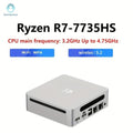 Genmachine AMD 7735HS LPDDR5 16G 6400Mhz Mini PC Windows 11 Ryzen WiFi 6 Gaming PC Display Diy Gaming Computer Gamer Pc