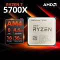 AMD RYZEN 7 5700X 100% Brand New CPU Gaming Processor 8-Core 16-Thread 4.6GHz 7NM 36MB Game Cache Socket AM4 without Package