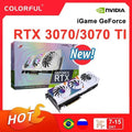 COLORFUL RTX3070 RTX3070TI 8GB RTX3080 LHR NVIDIA GDDR6X Graphics Cards 256bit PCI Express 4.0 16X Video Card placa de video