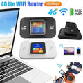 4G Lte WIFI Router Sim Card Slot Wireless Portable Router 3650mAh Unlock Modem Mini Outdoor Hotspot Mobile WiFi Router for Car X250516