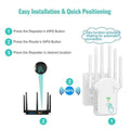 WiFi Repeater 1200Mbps Dual Band Wireless Amplifier 2.4G 5GHz Network Long Range Signal Booster For Home Office Wi-Fi Repeater X2505161