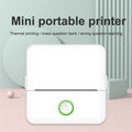 Mini HD portable label thermal printer durable Bluetooth printer suitable for students with incorrect title annotations pocket ink free printing 250526