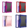 PC Cases Bags Tunda Tablet For Samsung Galaxy Tab S7Plus S7 FE S8 Plus S6 lite S9 11 2023 SM-X710 X716B PC+TPU Kids Shockproof Case Cov