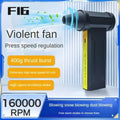 New 160000RPM Super wind 60M/S Mini Turbo Jet 10000MAH Handheld Brushless Motor Generation Blower industrial Duct Fan HOME
