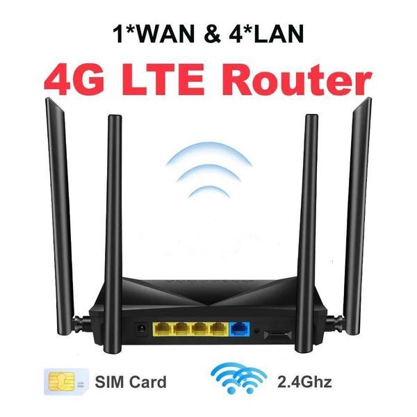 4G Router OPENWRT 300Mbps Wireless N 4G LTE Router Mobile WiFi 4G LTE Router for European Countries XJ250723