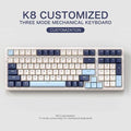K8 100 Wireless Mechanical Keyboard Tri-Mode Connection,Full Key Hot Swap,Lighting Effects,Gasket Muffler Structure, Laptops