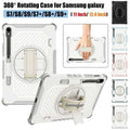 360 Rotating Case for Tab S10/S9/S8/S7 11Inch SM-X710/X700/T870 Heavy Duty Case for Galaxy S7+ S8+ S9+ S10Plus 12.4 Inch Z250811