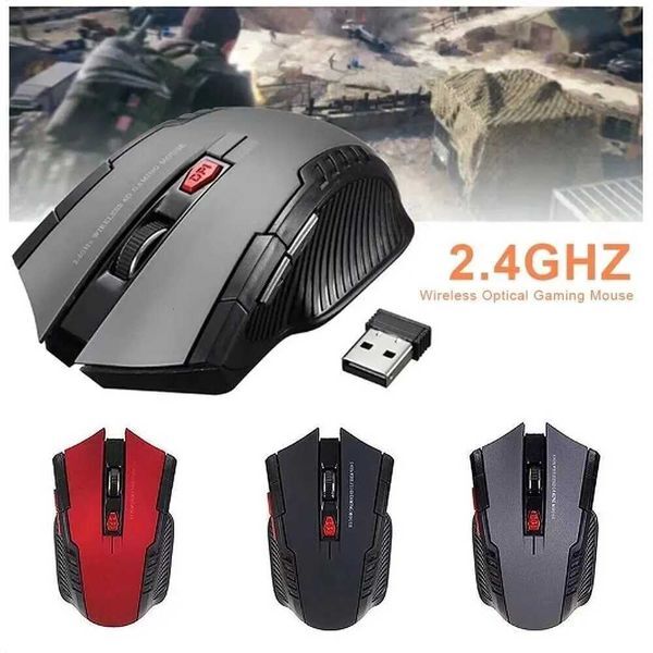 2.4GHz Wireless Mouse Optical Mice with USB Receiver Gamer 1600DPI 6 Buttons Mouse for Computer PC Laptop Accessories XJ250819