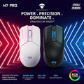 M7 PRO GAMING MOUSE USB WIRED 24GHz WIRELESS MOUSE PAW3395 26000DPI 650IPS 7 BUTTON 74G RGB FOR LAPTOP PC MOUSE GAMER Z250906