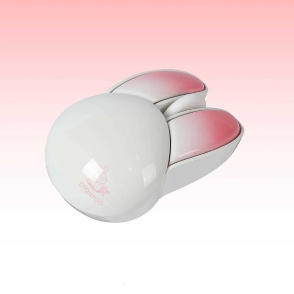 24G Dualmode Wireless Rabbit Ear Mouse Mini Portable Mute Button Cute Pink Girl Mouse for Office Use PC Study Z250906