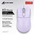 Attack Shark X3pro X3 Wireless Mouse Macro Gaming Mouse Lightweight Mouse PixArt PAW3395 650IPS 26000dpi Mouse for padpcmac Z250906