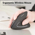 24GHz Wireless Optical Mouse Vertical Mouse Ergonomic 3 Adjustable DPI 80012001600 6 Buttons for Laptop PC Desktop Computer Z250906