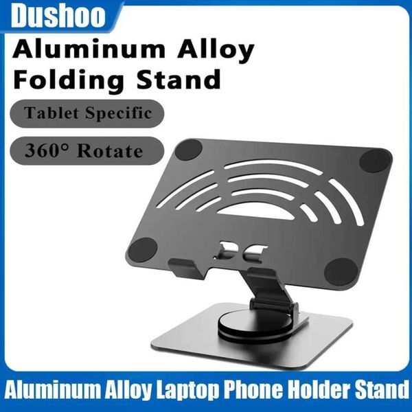 Aluminum 360 Rotation Portable Desktop Foldable Laptop Tablet Holder Bracket For iPad Macbook RedmiBook Galaxy Tab Book LaptopXJ250909