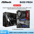 11off New B450 PRO4 BOX ASROCK kit Motherboard ATX AMD B450 Support CPU AMD Ryzen 5739 3600 3700X 3900X Socket AM4 DDR4 M2
