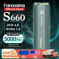 EUUS ShippingFanxiang S660 M2 SSD 500G 1TB 2TB 5000MBs M2 NVMe PCIe40x4 SSD Internal Solid State Drive For PS5 Desktop PC