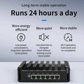 Topton Intel 12th Gen Fanless Mini PC N150 N100 6x25G i226V DDR5 Industrial Mini Firewall PC NVMe RJ45 COM pfSense Desktop