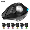 Lefon F33F26CF35B Trackball Mouse Ergonic Mouse 24G Wireless Rechargeable Rollerball M for PC Off Drawing C251031