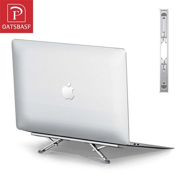 Oatsbasf Portable Laptop Stand for Book Adjustable Laptop Riser Invisible Foldable Notebook Cputer Cooling port Bracket C251111