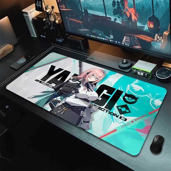 Gamer Mouse Pad Zenless Zone Zero Yanagi Large Gaming Mousepad 90x40cm Extend Locking Edge Table Mat HD Print Rubber Mouse Mat H251112